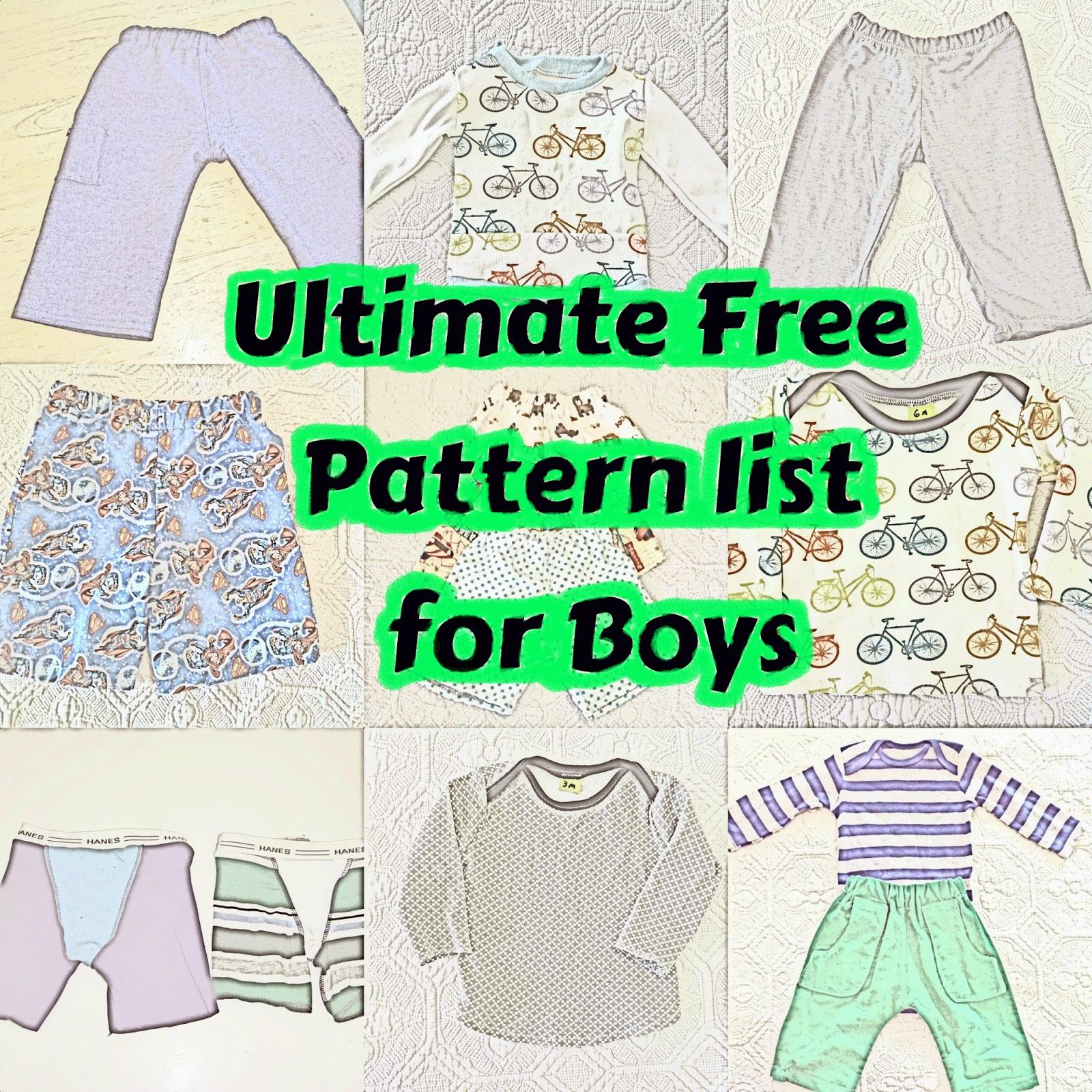 Free baby clothes sewing patterns to download